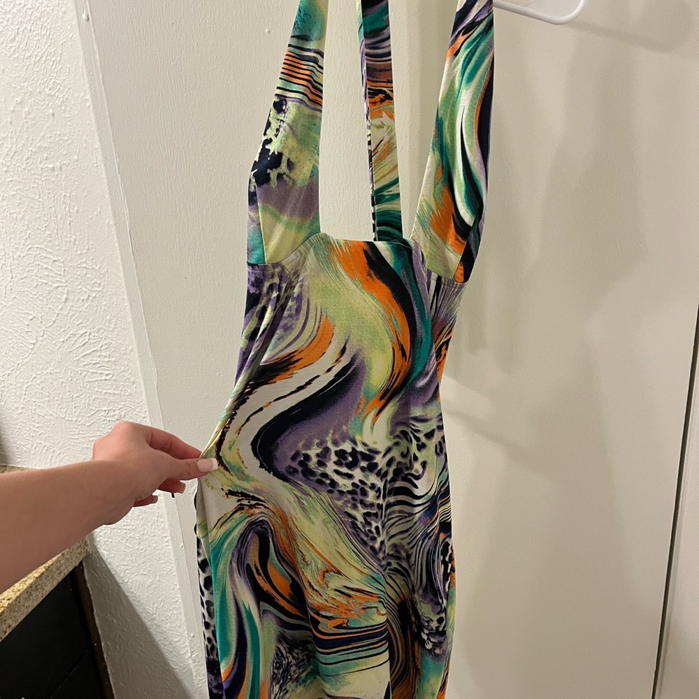Hera Collection Multicolor Abstract Dress